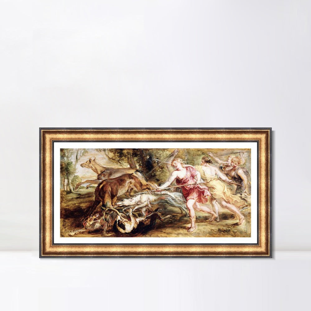 INVIN ART Framed Canvas Art Giclee Print Series#255 by Peter Paul Rubens Wall Art