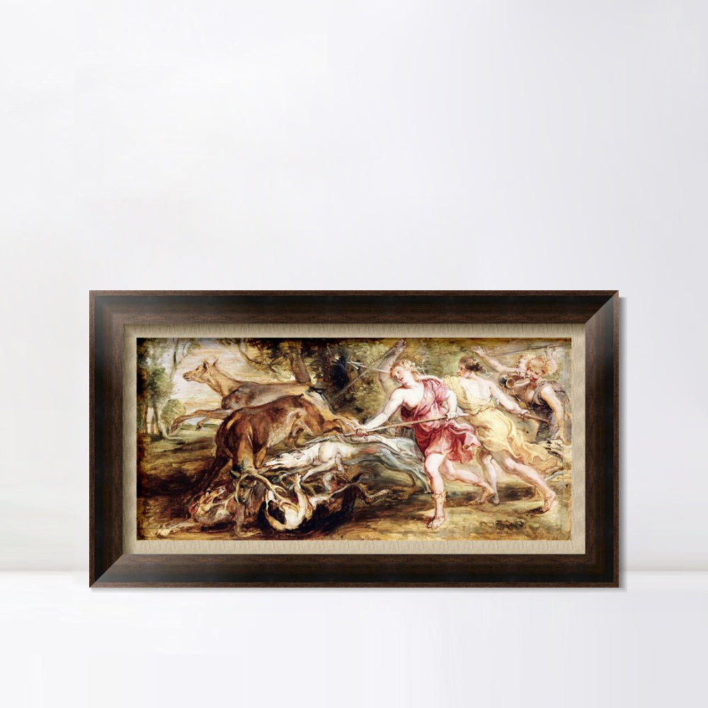 INVIN ART Framed Canvas Art Giclee Print Series#255 by Peter Paul Rubens Wall Art