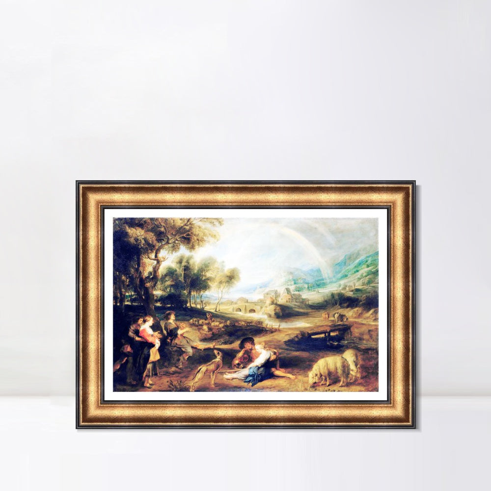 INVIN ART Framed Canvas Art Giclee Print Series#256 by Peter Paul Rubens Wall Art