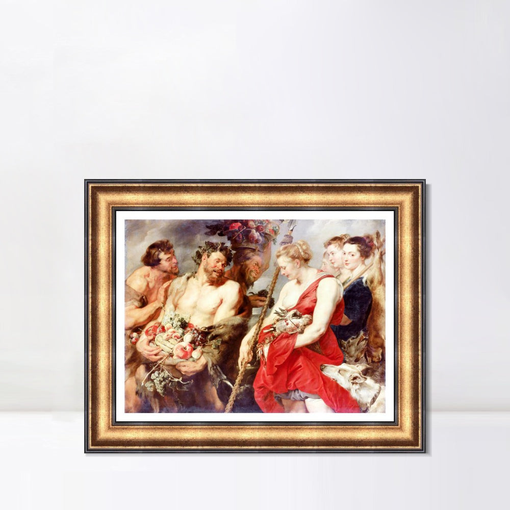 INVIN ART Framed Canvas Art Giclee Print Series#262 by Peter Paul Rubens Wall Art