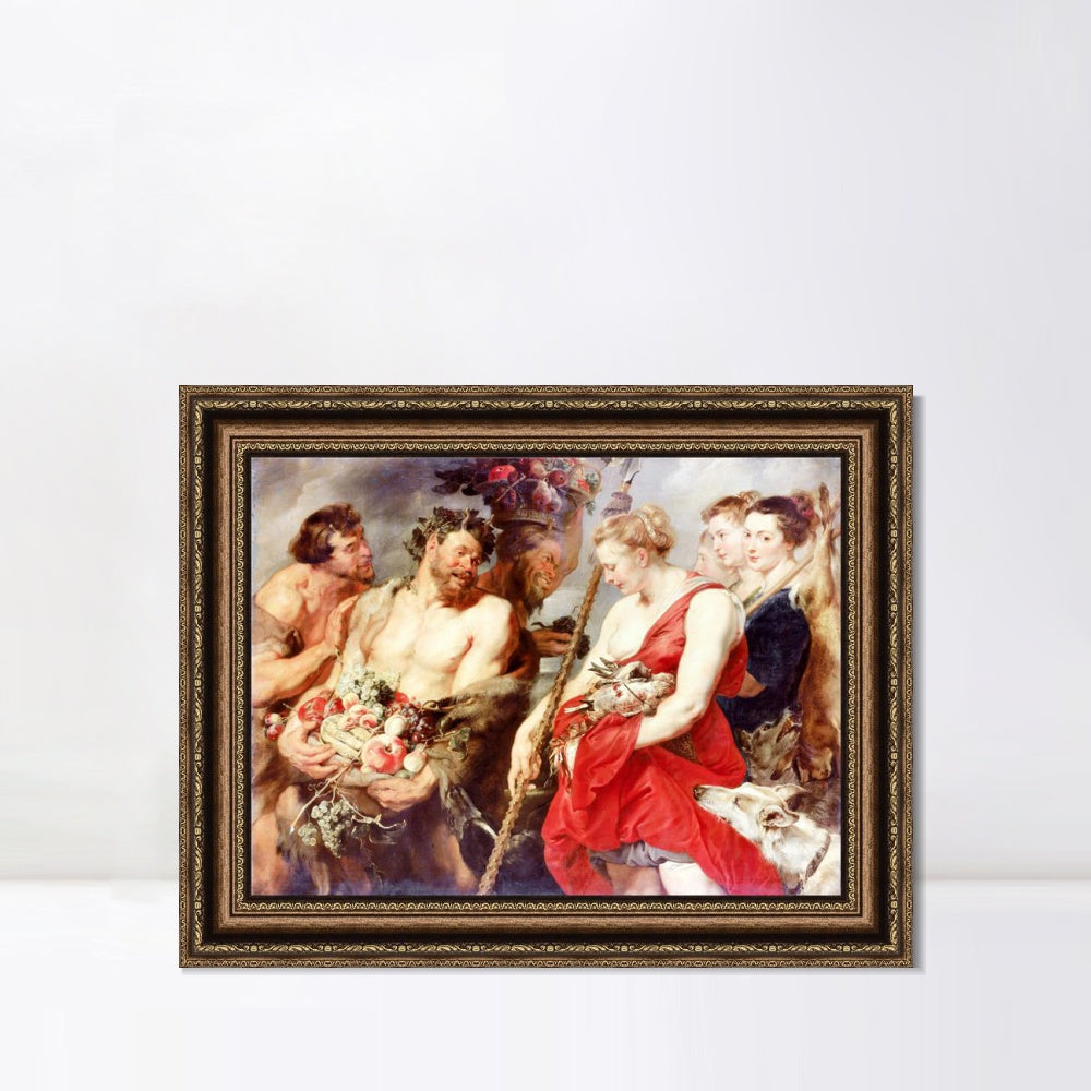 INVIN ART Framed Canvas Art Giclee Print Series#262 by Peter Paul Rubens Wall Art