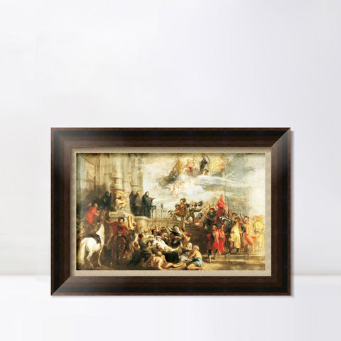 INVIN ART Framed Canvas Art Giclee Print Series#263 by Peter Paul Rubens Wall Art Living Room Home Office Decorations