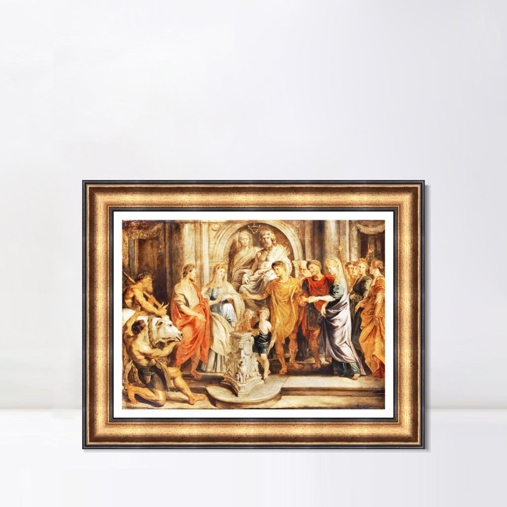 INVIN ART Framed Canvas Art Giclee Print Series#267 by Peter Paul Rubens Wall Art