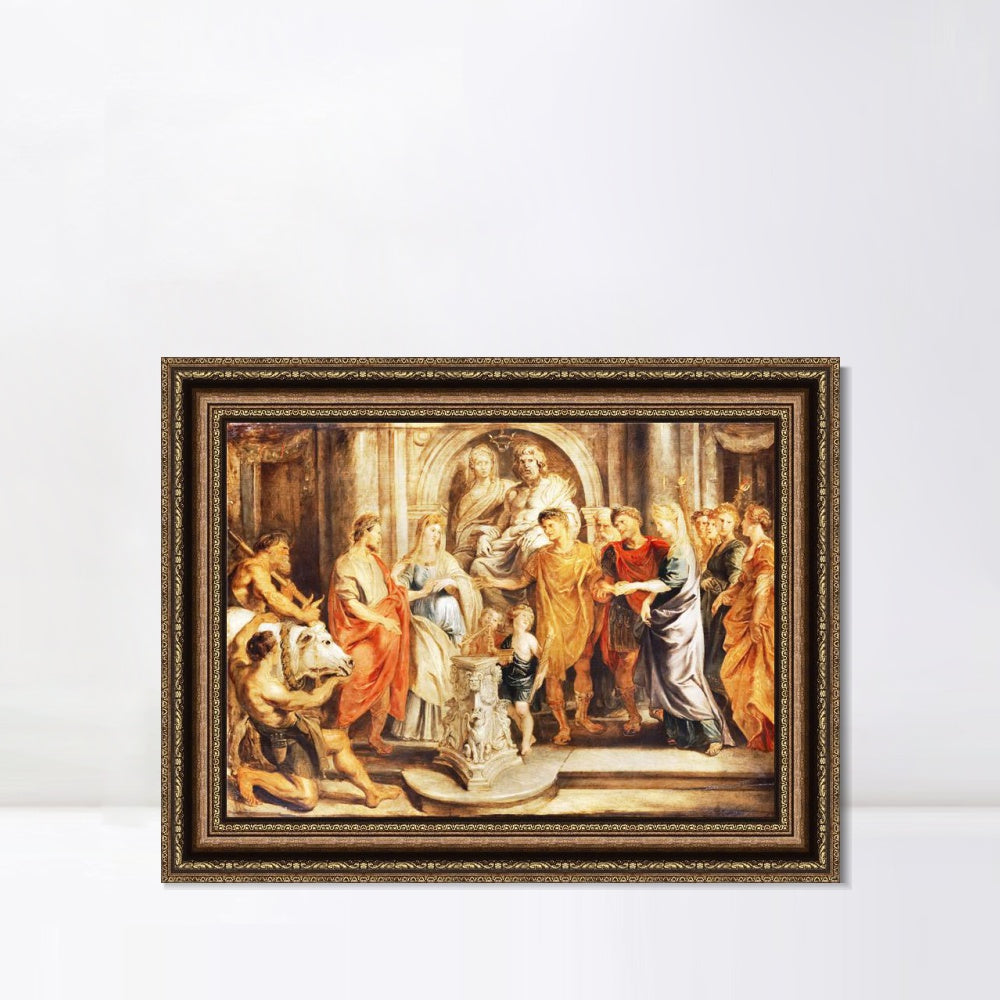 INVIN ART Framed Canvas Art Giclee Print Series#267 by Peter Paul Rubens Wall Art