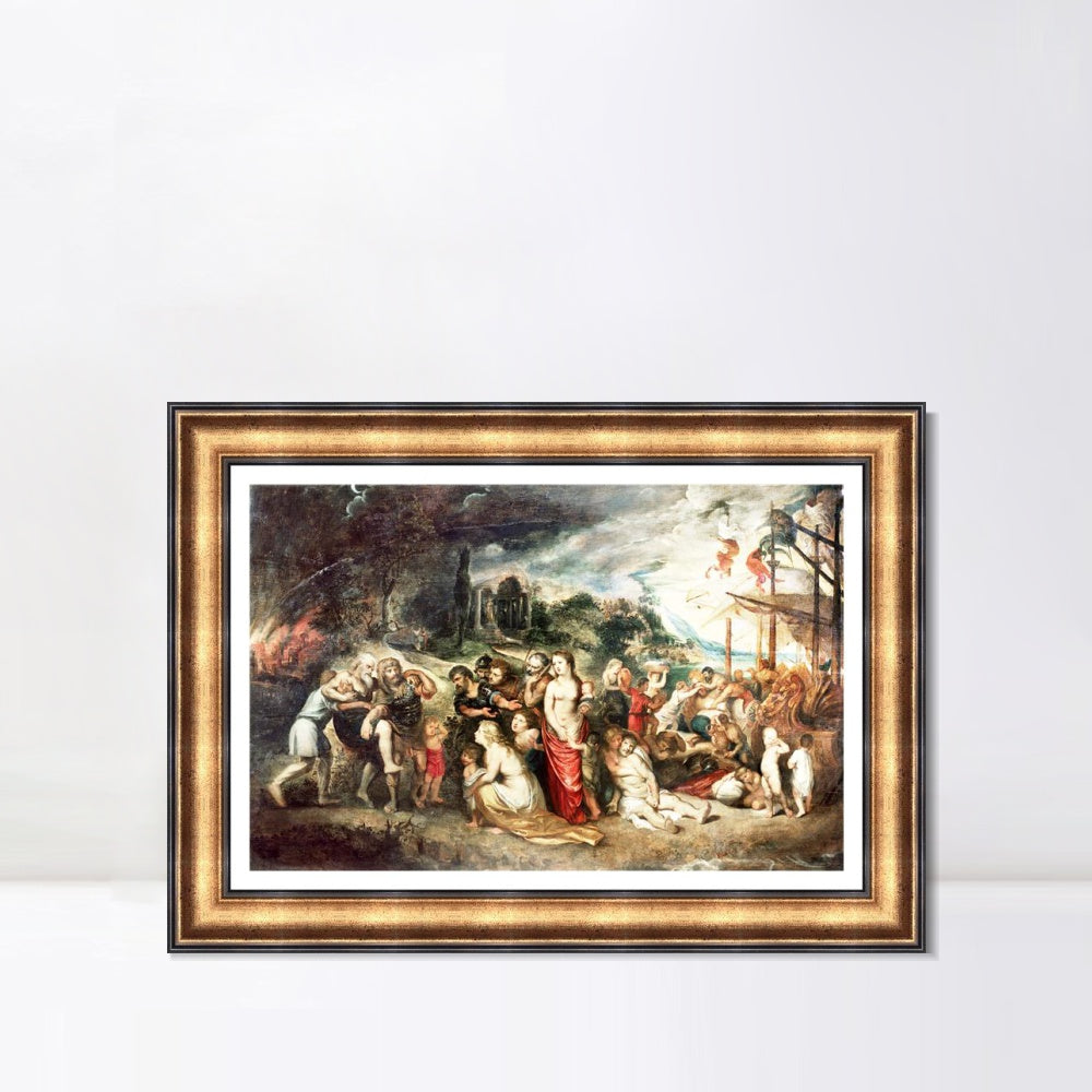 INVIN ART Framed Canvas Art Giclee Print Series#269 by Peter Paul Rubens Wall Art Living Room Home Office Decorations