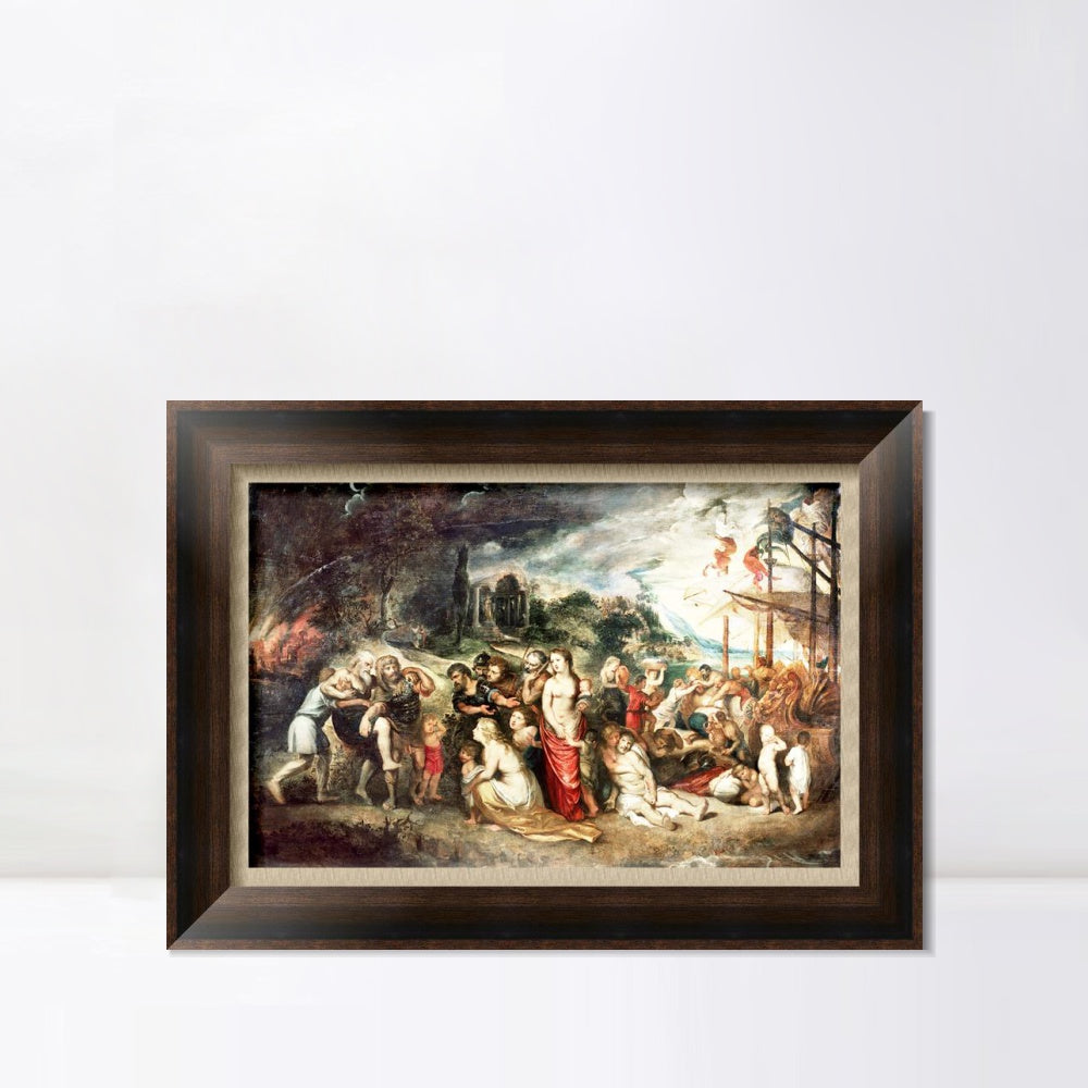 INVIN ART Framed Canvas Art Giclee Print Series#269 by Peter Paul Rubens Wall Art Living Room Home Office Decorations