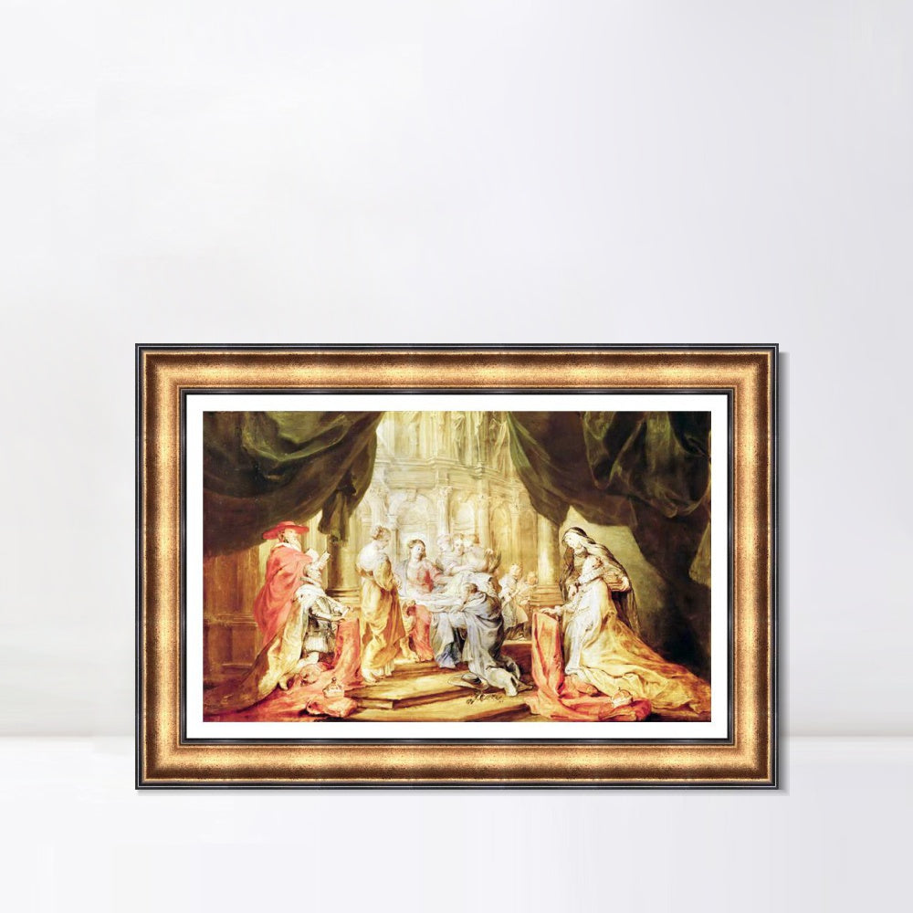 INVIN ART Framed Canvas Art Giclee Print Series#272 by Peter Paul Rubens Wall Art