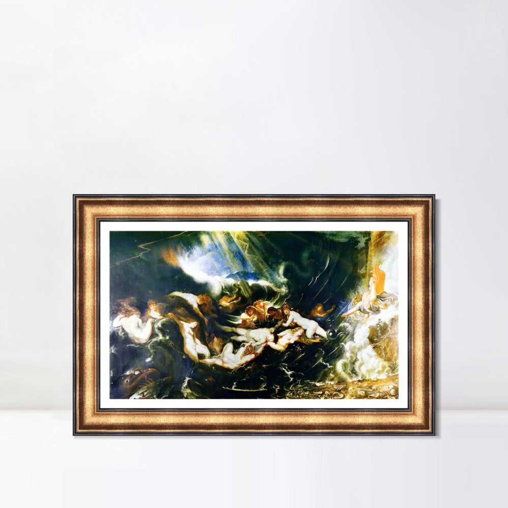 INVIN ART Framed Canvas Art Giclee Print Series#274 by Peter Paul Rubens Wall Art Living Room Home Office Decorations