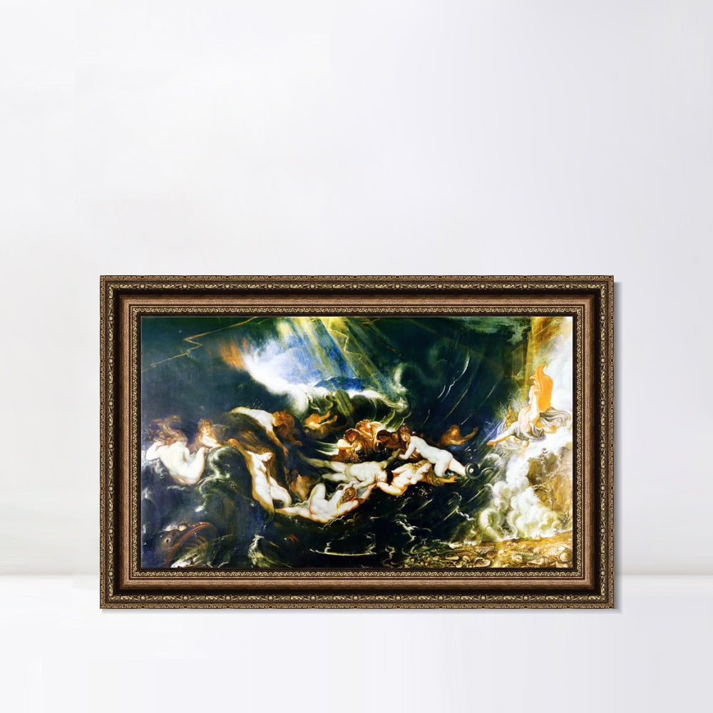 INVIN ART Framed Canvas Art Giclee Print Series#274 by Peter Paul Rubens Wall Art Living Room Home Office Decorations