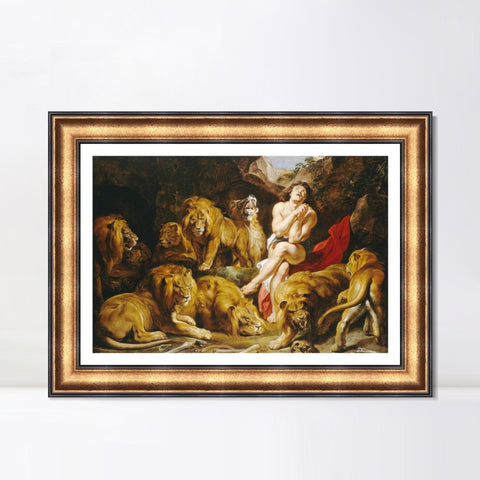 INVIN ART Framed Canvas Art Giclee Print Series#277 by Peter Paul Rubens Wall Art Living Room Home Office Decorations
