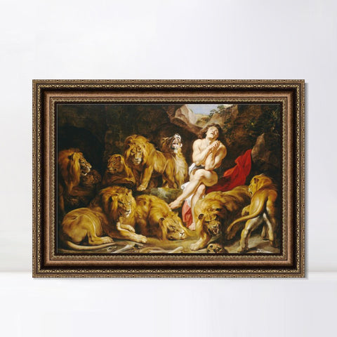 INVIN ART Framed Canvas Art Giclee Print Series#277 by Peter Paul Rubens Wall Art Living Room Home Office Decorations