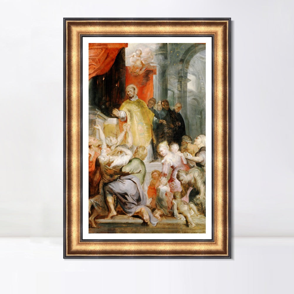 INVIN ART Framed Canvas Art Giclee Print Series#278 by Peter Paul Rubens Wall Art