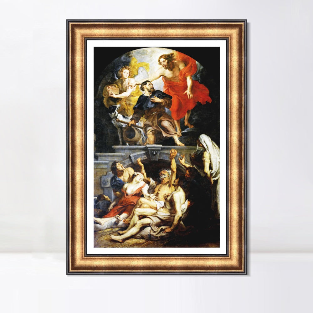 INVIN ART Framed Canvas Art Giclee Print Series#279 by Peter Paul Rubens Wall Art