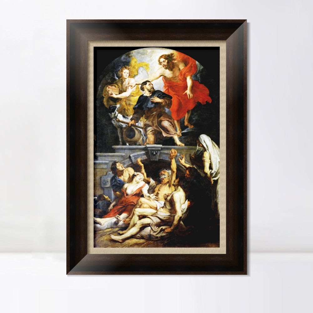 INVIN ART Framed Canvas Art Giclee Print Series#279 by Peter Paul Rubens Wall Art