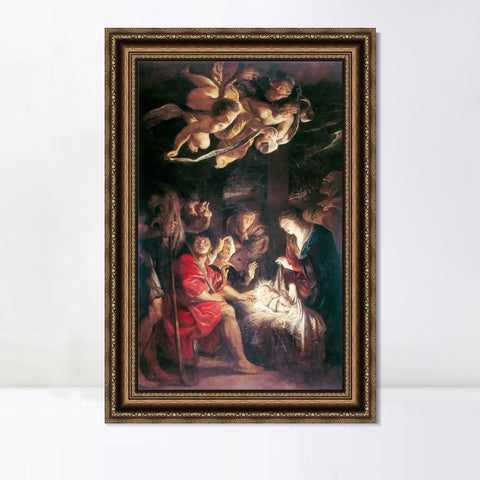 INVIN ART Framed Canvas Art Giclee Print Series#282 by Peter Paul Rubens Wall Art Living Room Home Office Decorations