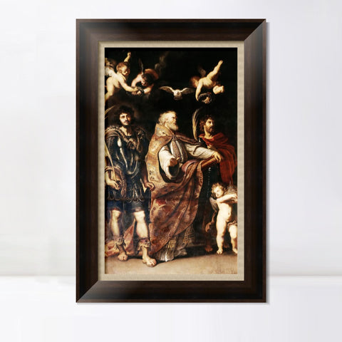 INVIN ART Framed Canvas Art Giclee Print Series#283 by Peter Paul Rubens Wall Art Living Room Home Office Decorations