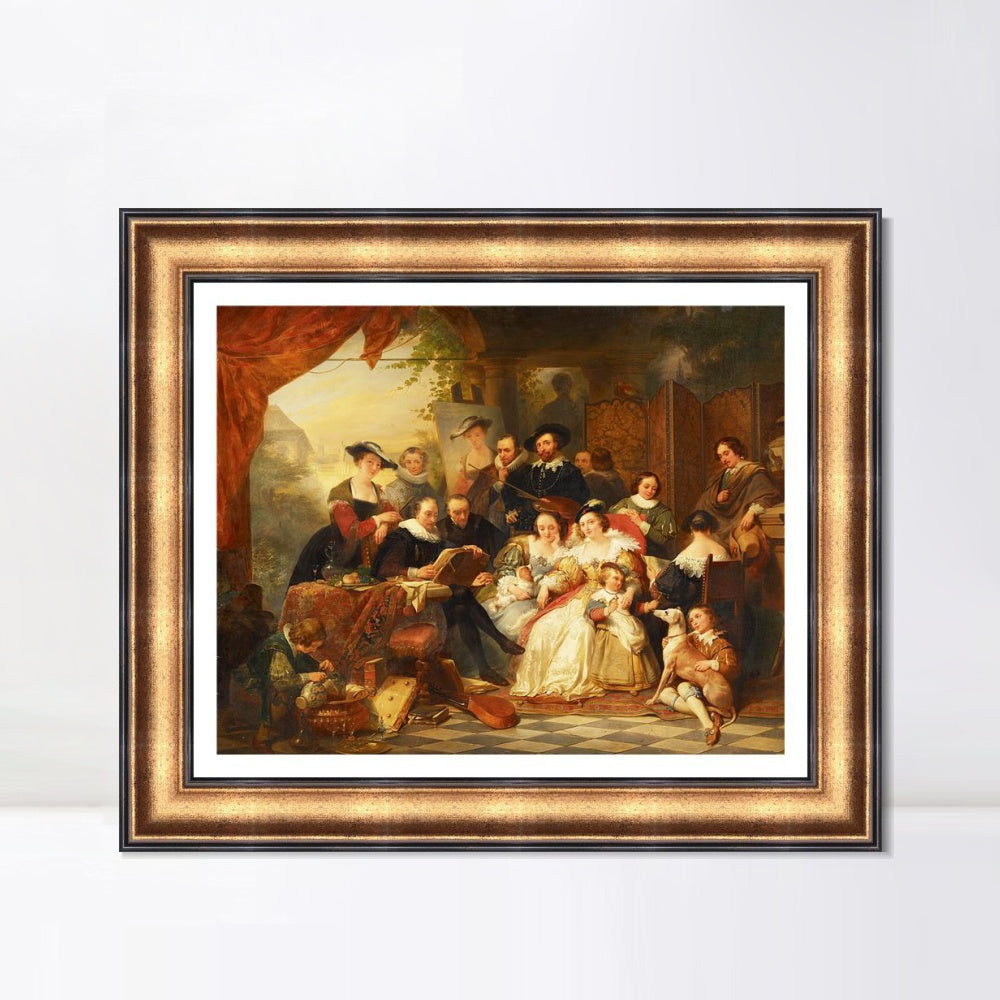 INVIN ART Framed Canvas Art Giclee Print Series#287 by Peter Paul Rubens Wall Art