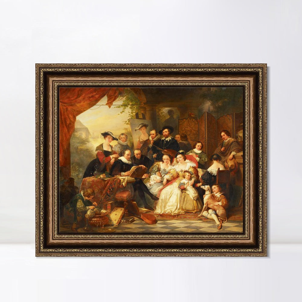 INVIN ART Framed Canvas Art Giclee Print Series#287 by Peter Paul Rubens Wall Art
