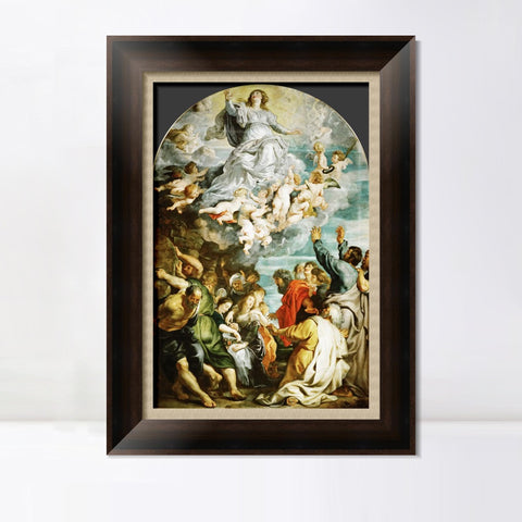 INVIN ART Framed Canvas Art Giclee Print Series#288 by Peter Paul Rubens Wall Art Living Room Home Office Decorations