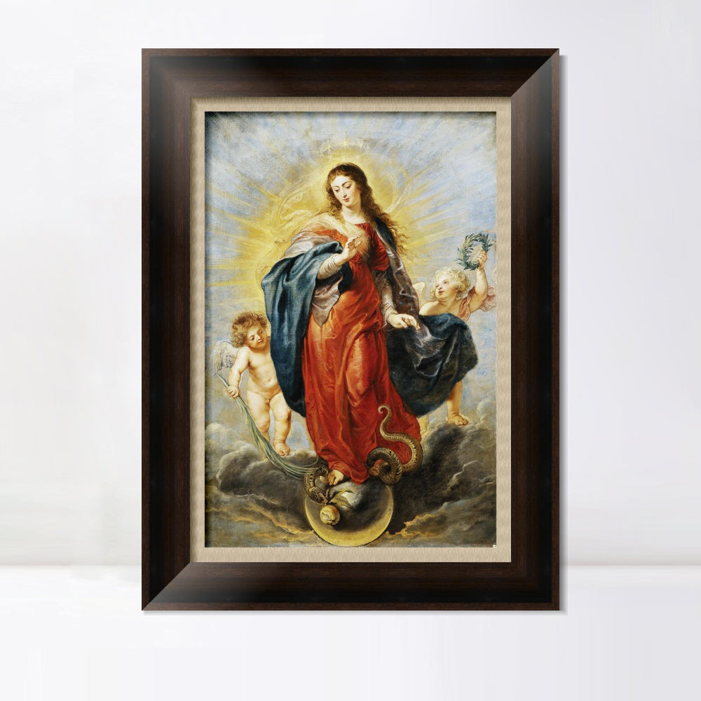 INVIN ART Framed Canvas Art Giclee Print Series#290 by Peter Paul Rubens Wall Art Living Room Home Office Decorations