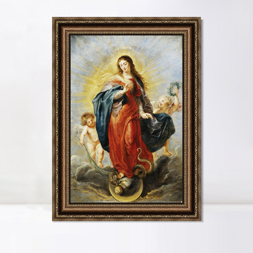 INVIN ART Framed Canvas Art Giclee Print Series#290 by Peter Paul Rubens Wall Art Living Room Home Office Decorations