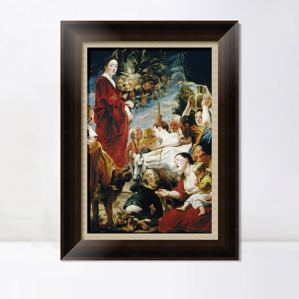 INVIN ART Framed Canvas Art Giclee Print Series#291 by Peter Paul Rubens Wall Art