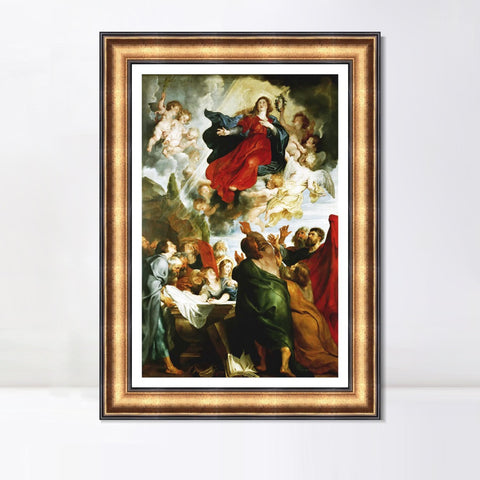 INVIN ART Framed Canvas Art Giclee Print Series#293 by Peter Paul Rubens Wall Art Living Room Home Office Decorations