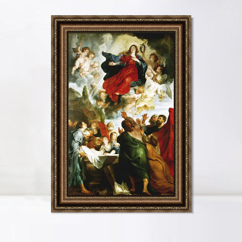 INVIN ART Framed Canvas Art Giclee Print Series#293 by Peter Paul Rubens Wall Art Living Room Home Office Decorations