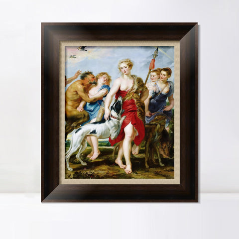 INVIN ART Framed Canvas Art Giclee Print Series#294 by Peter Paul Rubens Wall Art Living Room Home Office Decorations