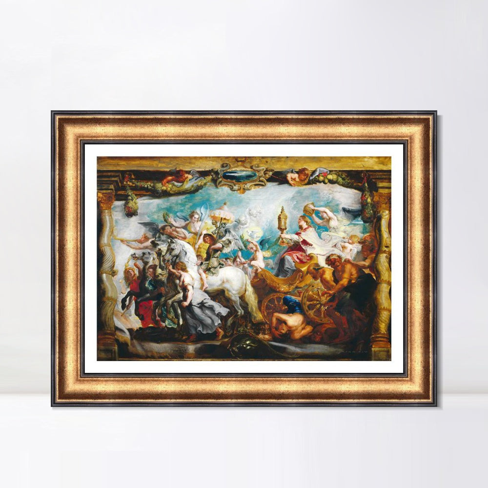 INVIN ART Framed Canvas Art Giclee Print Series#303 by Peter Paul Rubens Wall Art