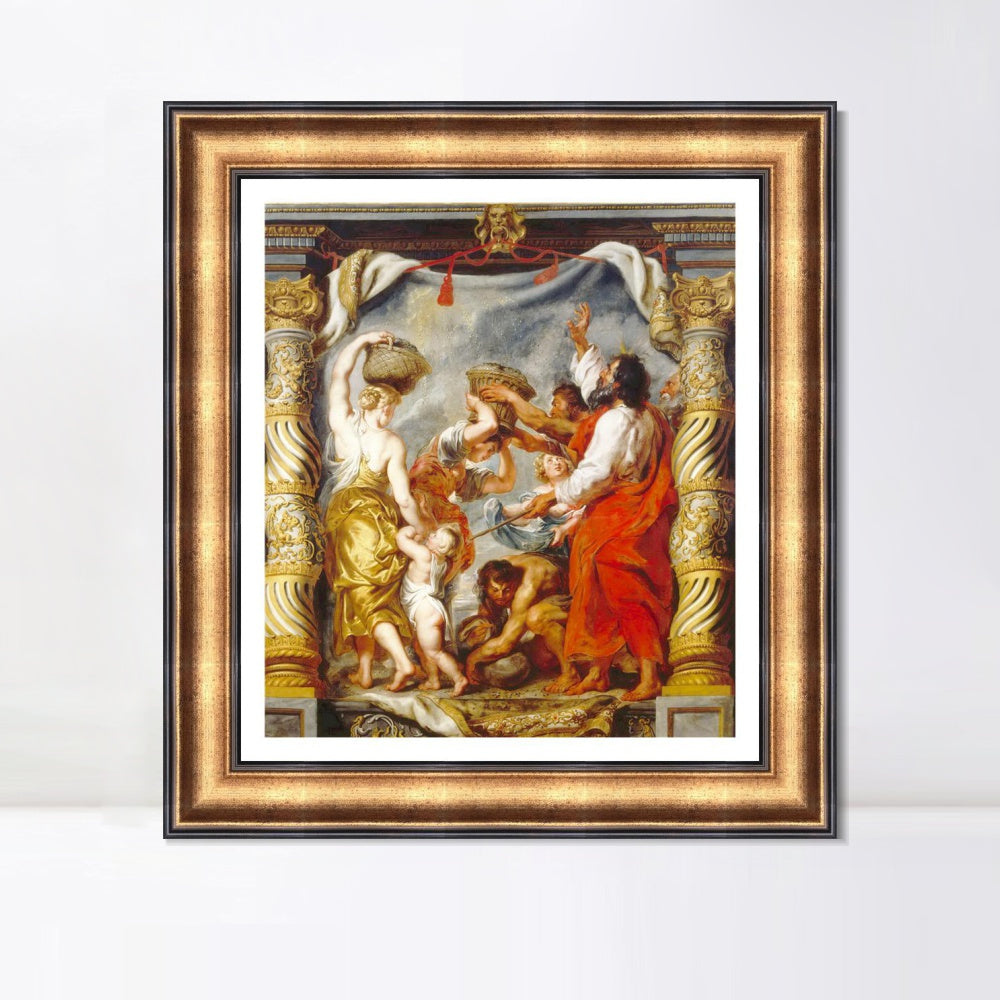 INVIN ART Framed Canvas Art Giclee Print Series#308 by Peter Paul Rubens Wall Art