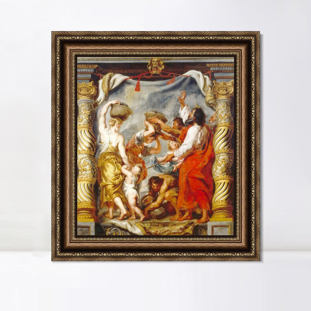 INVIN ART Framed Canvas Art Giclee Print Series#308 by Peter Paul Rubens Wall Art