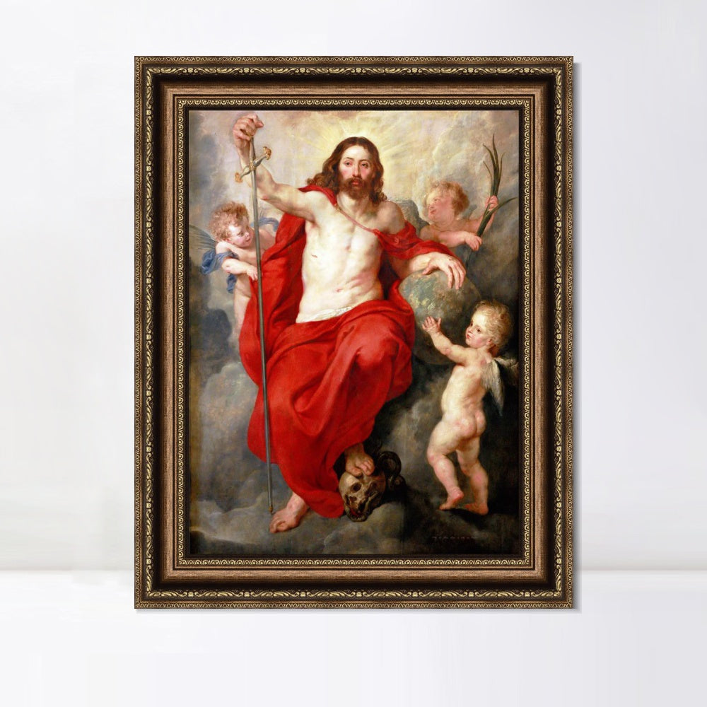 INVIN ART Framed Canvas Art Giclee Print Series#310 by Peter Paul Rubens Wall Art
