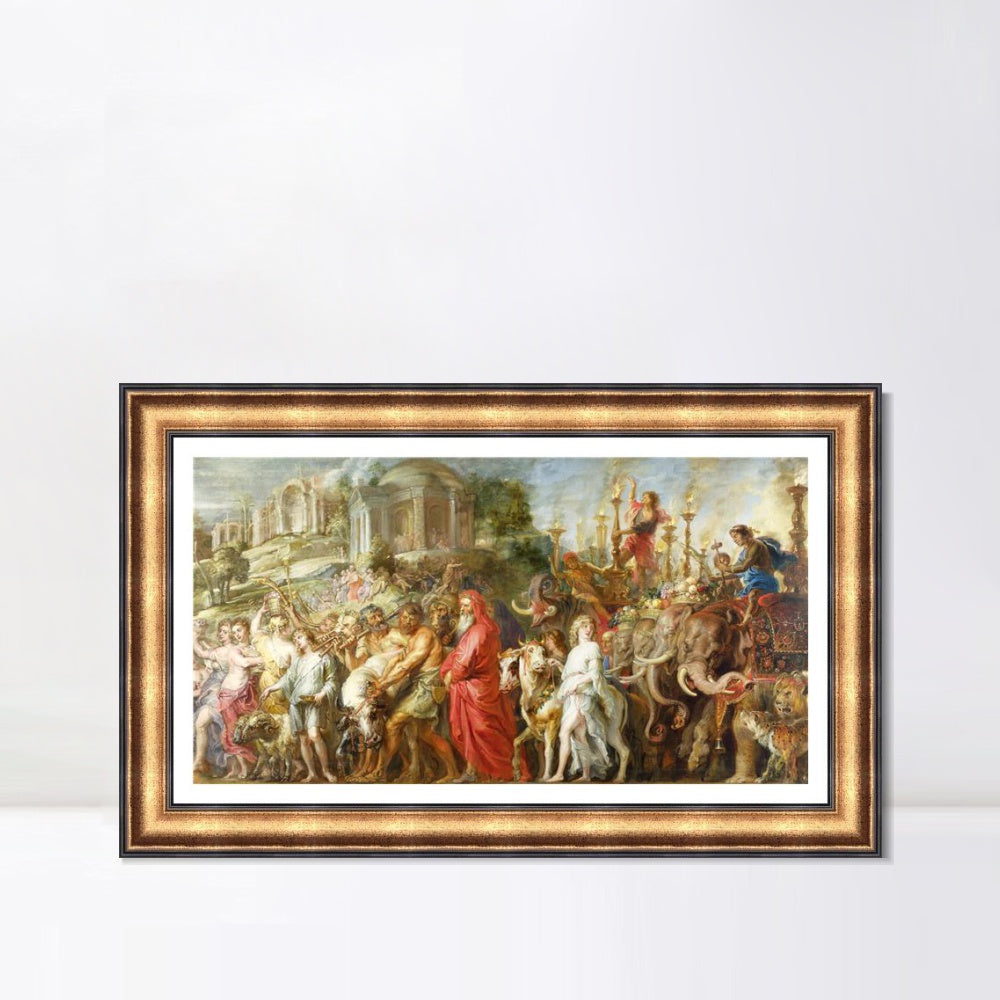 INVIN ART Framed Canvas Art Giclee Print Series#323 by Peter Paul Rubens Wall Art Living Room Home Office Decorations