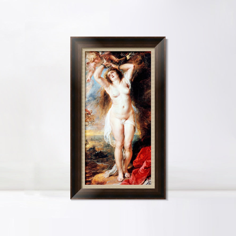 INVIN ART Framed Canvas Art Giclee Print Series#345 by Peter Paul Rubens Wall Art