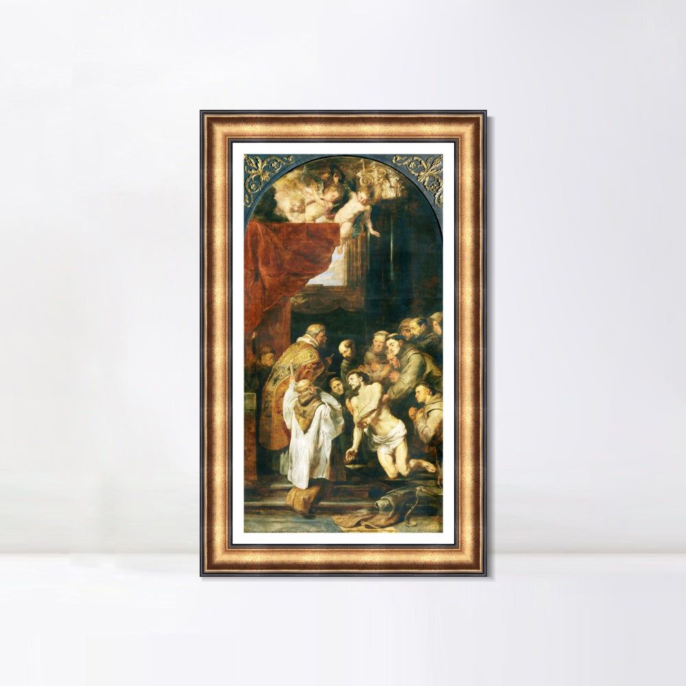 INVIN ART Framed Canvas Art Giclee Print Series#349 by Peter Paul Rubens Wall Art