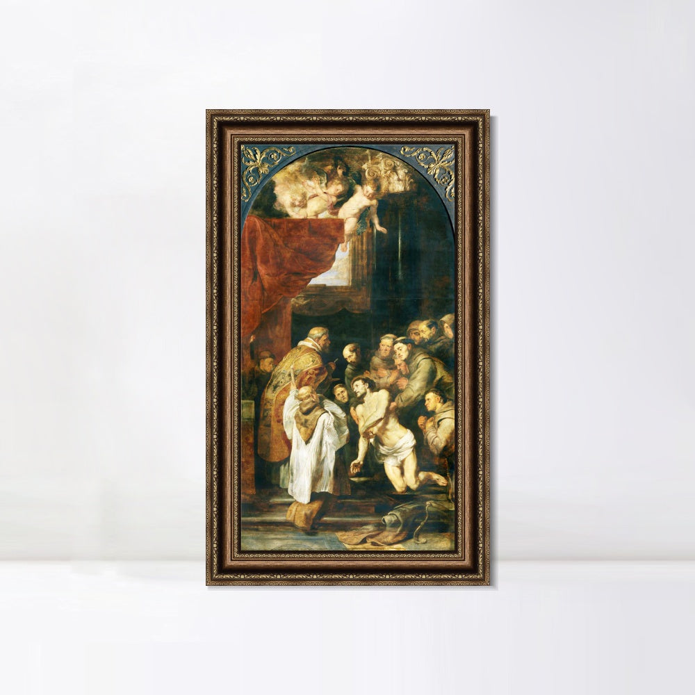 INVIN ART Framed Canvas Art Giclee Print Series#349 by Peter Paul Rubens Wall Art