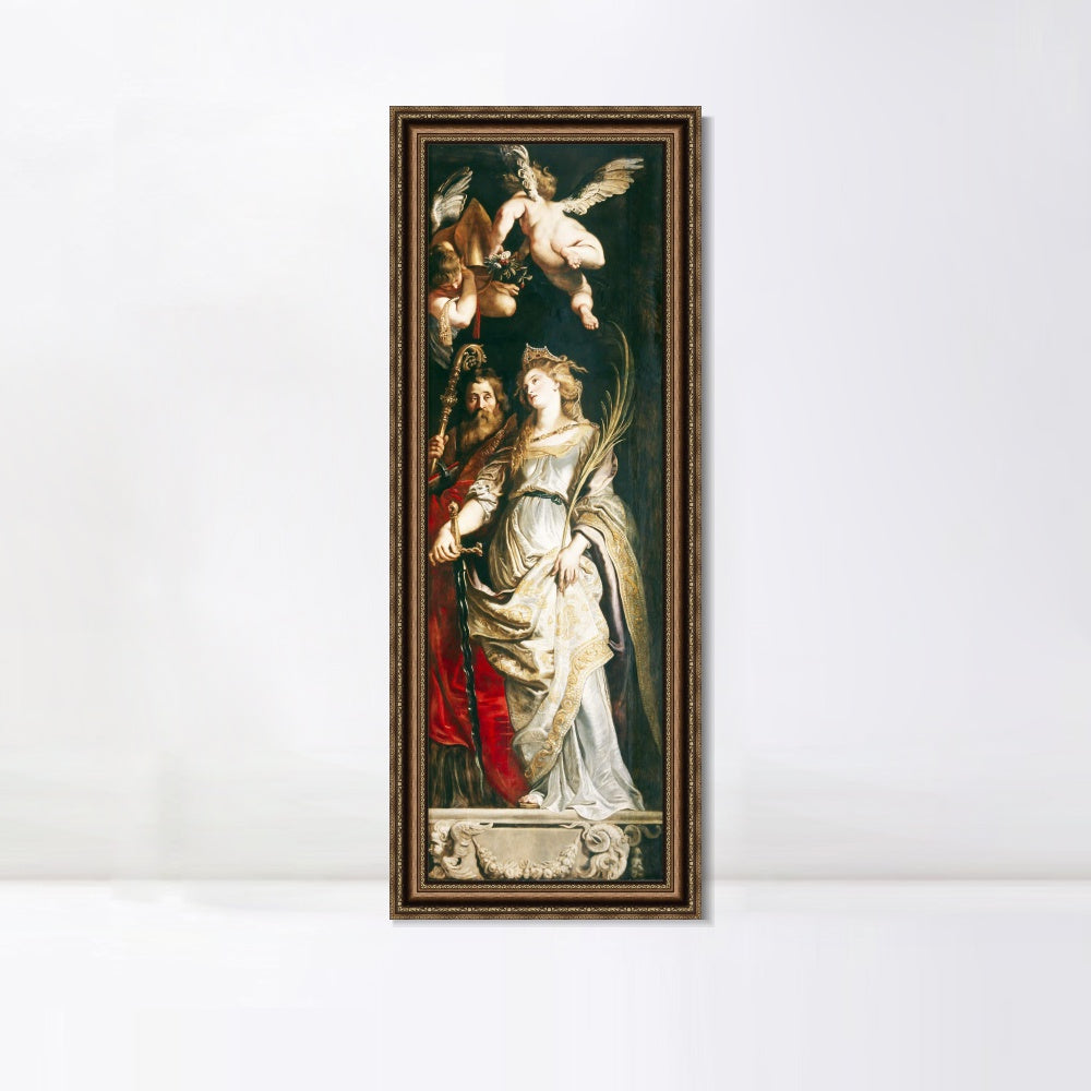 INVIN ART Framed Canvas Art Giclee Print Series#351 by Peter Paul Rubens Wall Art