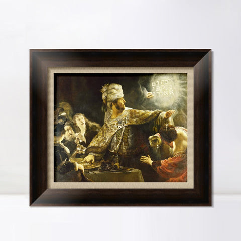INVIN ART Framed Canvas Art Giclee Print Series#004 by Rembrandt Harmenszoon van Rijn Wall Art Living Room Home Office Decorations
