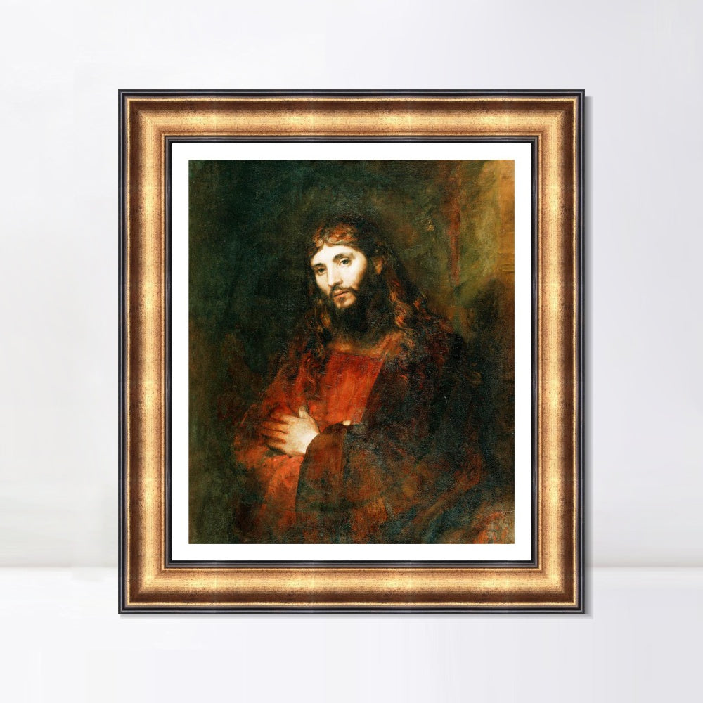 INVIN ART Framed Canvas Art Giclee Print Series#005 by Rembrandt Harmenszoon van Rijn Wall Art Living Room Home Office Decorations