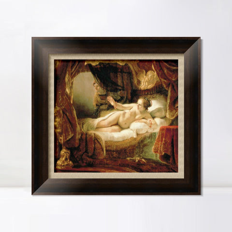 INVIN ART Framed Canvas Art Giclee Print Series#006 by Rembrandt Harmenszoon van Rijn Wall Art Living Room Home Office Decorations