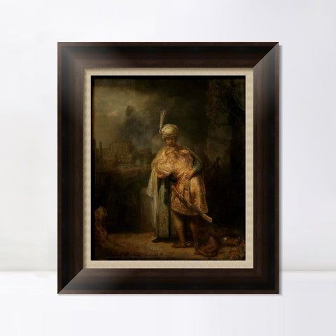 INVIN ART Framed Canvas Art Giclee Print Series#007 by Rembrandt Harmenszoon van Rijn Wall Art Living Room Home Office Decorations