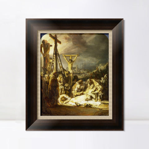INVIN ART Framed Canvas Art Giclee Print Series#009 by Rembrandt Harmenszoon van Rijn Wall Art Living Room Home Office Decorations