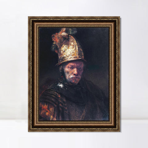 INVIN ART Framed Canvas Art Giclee Print Series#011 by Rembrandt Harmenszoon van Rijn Wall Art Living Room Home Office Decorations