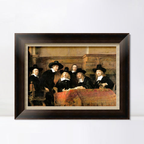 INVIN ART Framed Canvas Art Giclee Print Series#014 by Rembrandt Harmenszoon van Rijn Wall Art Living Room Home Office Decorations