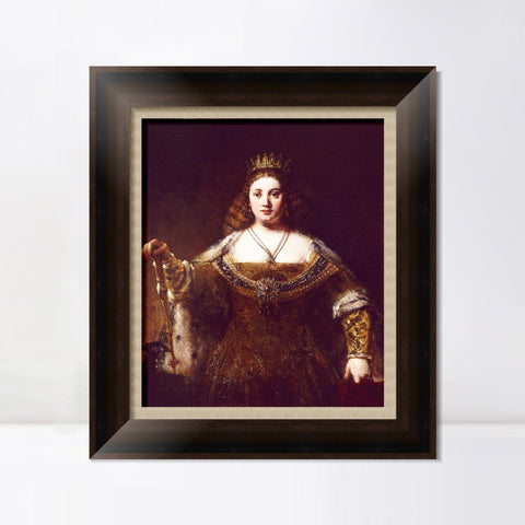 INVIN ART Framed Canvas Art Giclee Print Series#020 by Rembrandt Harmenszoon van Rijn Wall Art Living Room Home Office Decorations