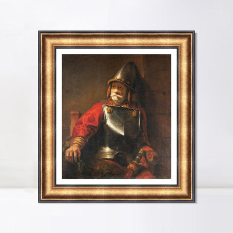 INVIN ART Framed Canvas Art Giclee Print Series#021 by Rembrandt Harmenszoon van Rijn Wall Art Living Room Home Office Decorations