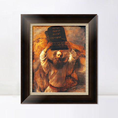 INVIN ART Framed Canvas Art Giclee Print Series#022 by Rembrandt Harmenszoon van Rijn Wall Art Living Room Home Office Decorations