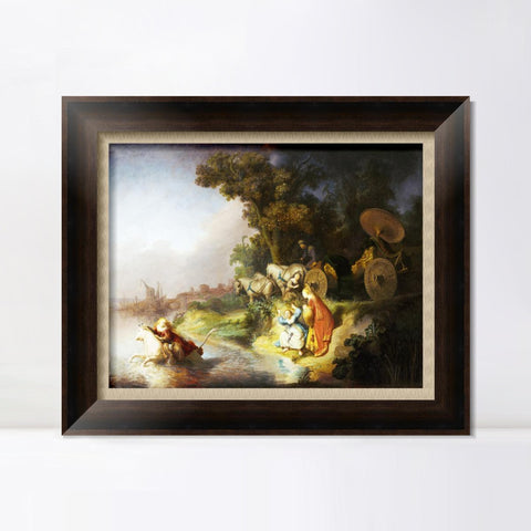 INVIN ART Framed Canvas Art Giclee Print Series#024 by Rembrandt Harmenszoon van Rijn Wall Art Living Room Home Office Decorations