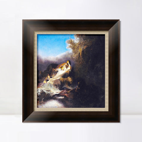 INVIN ART Framed Canvas Art Giclee Print Series#030 by Rembrandt Harmenszoon van Rijn Wall Art Living Room Home Office Decorations